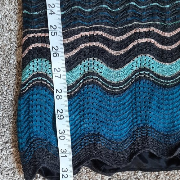 Missoni M Missoni Cowl Neck Wool Blend Knit Sweater Dress SZ 2 - Picture 9 of 11